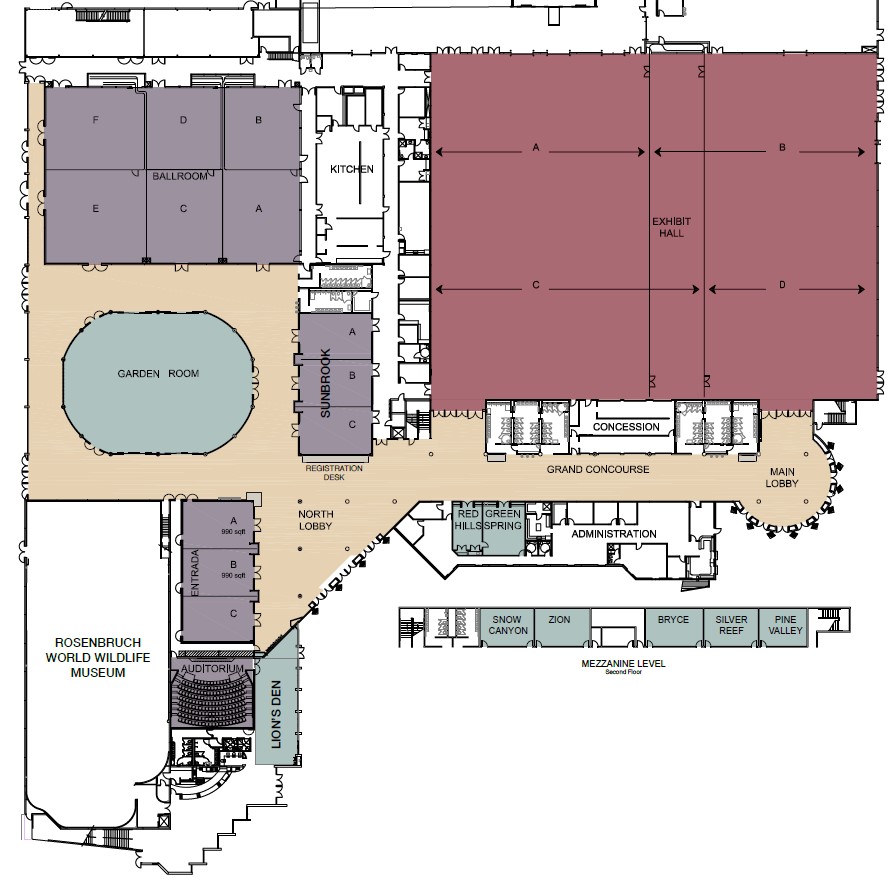 Floor Plans Dixie Convention Center